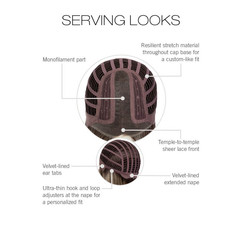 Serving Looks by Gabor (Lace Front-Mono Part Wig)