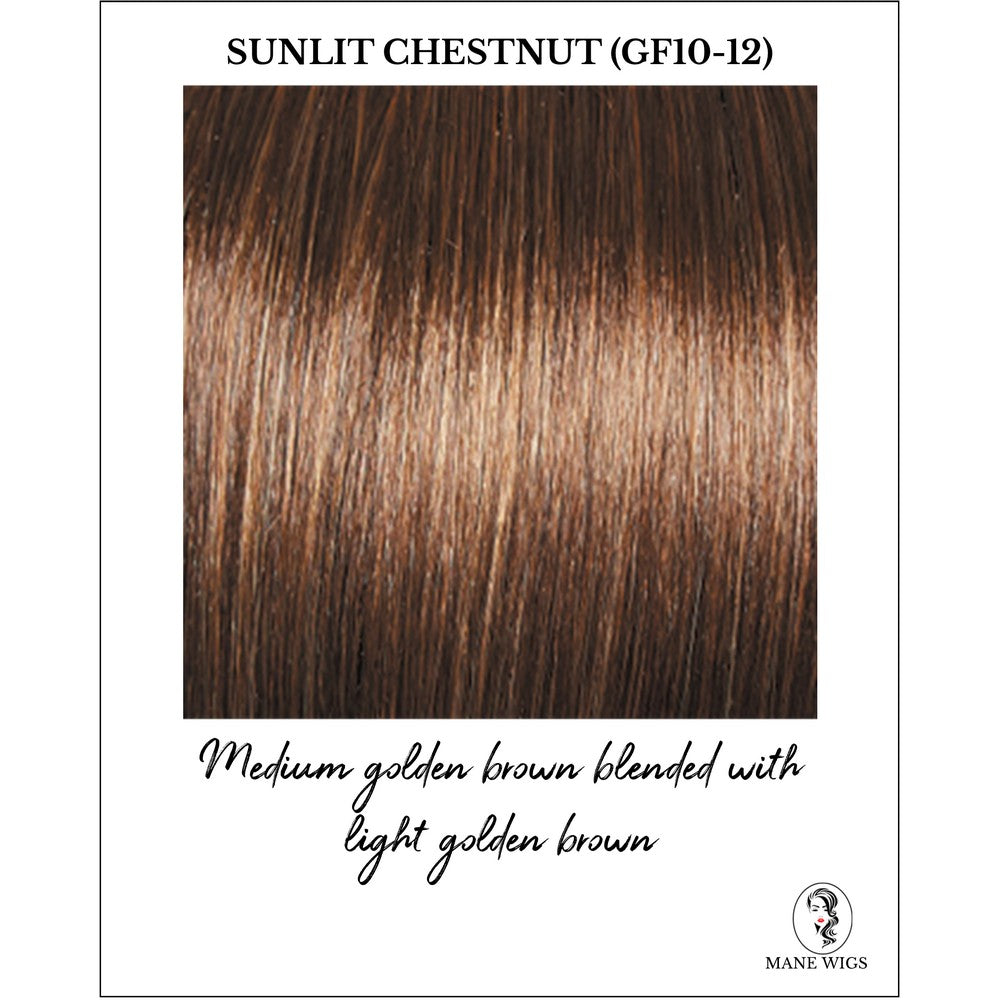 Sunlit Chestnut (GF10-12)-Medium golden brown blended with light golden brown