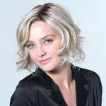 Load image into Gallery viewer, Valencia by Belle Tress wig in Butterbeer Blonde Image 2
