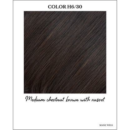 COLOR H6/30-Medium chestnut brown with russet