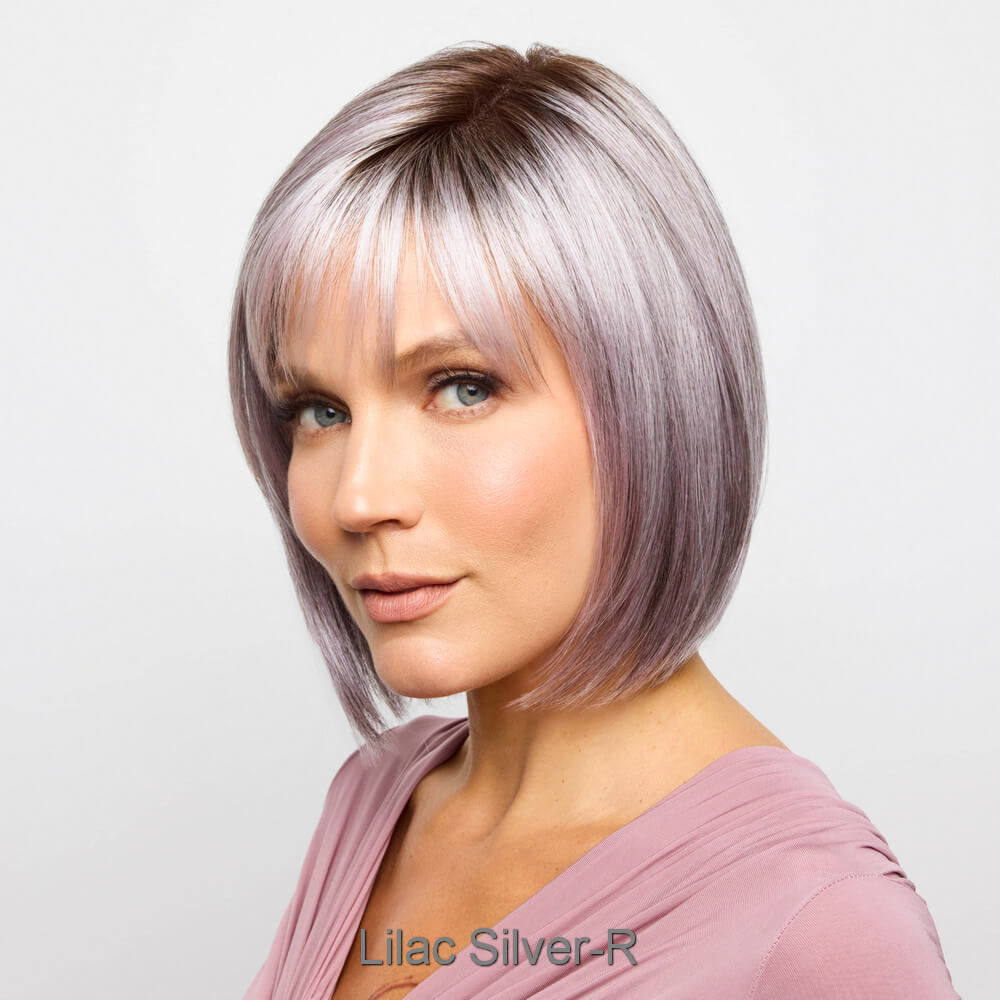 Wynn by Noriko wig in Lilac Silver-R Image 4