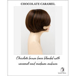Load image into Gallery viewer, Abbey By Envy in Chocolate Caramel-Chocolate brown base blended with caramel and medium auburn
