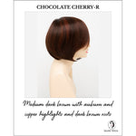 Load image into Gallery viewer, Abbey By Envy in Chocolate Cherry-R-Medium dark brown with auburn and copper highlights and dark brown roots
