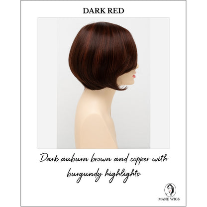 Abbey By Envy in Dark Red-Dark auburn brown and copper with burgundy highlights