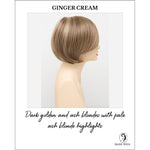 Load image into Gallery viewer, Abbey By Envy in Ginger Cream-Dark golden and ash blondes with pale ash blonde highlights
