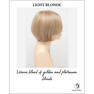 Abbey By Envy in Light Blonde-Warm blend of golden and platinum blonde