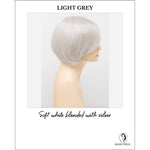 Load image into Gallery viewer, Abbey By Envy in Light Grey-Soft white blended with silver
