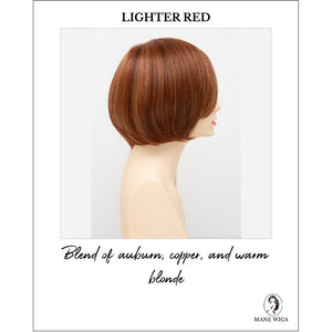 Abbey By Envy in Lighter Red-Blend of auburn, copper, and warm blonde