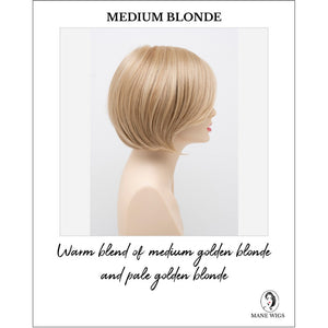 Abbey By Envy in Medium Blonde-Warm blend of medium golden blonde and pale golden blonde