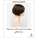 Load image into Gallery viewer, Abbey By Envy in Medium Brown-Deep brown with caramel and medium golden brown
