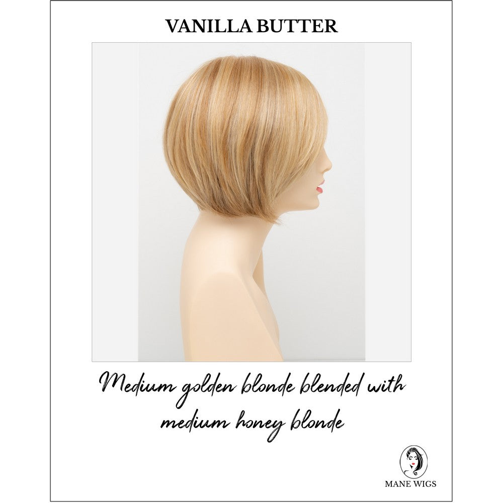 Abbey By Envy in Vanilla Butter-Medium golden blonde blended with medium honey blonde