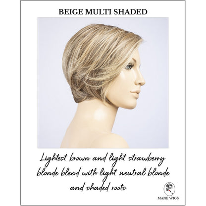 Aletta by Ellen Wille in Beige Multi Shaded-Lightest brown and light strawberry blonde blend with light neutral blonde and shaded roots