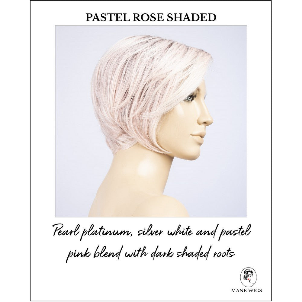 Aletta by Ellen Wille in Pastel Rose Shaded-Pearl platinum, silver white and pastel pink blend with dark shaded roots