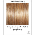 Load image into Gallery viewer, Almond Mist (G14+)-Dark golden blonde with ash blonde highlights on top
