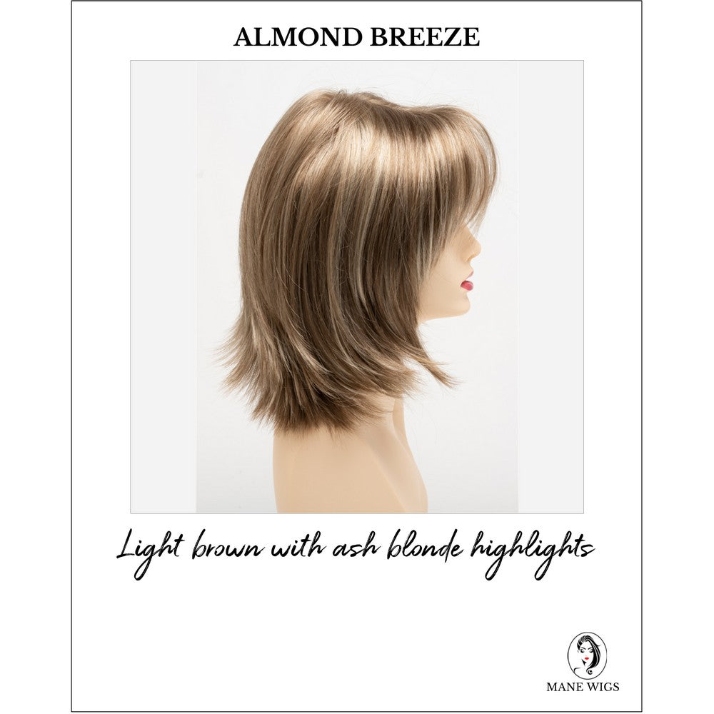 Amber by Envy in Almond Breeze-Light brown with ash blonde highlights