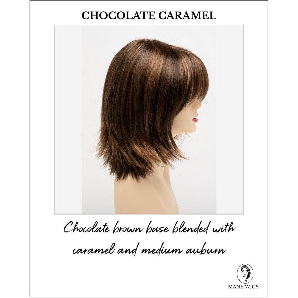 Amber by Envy in Chocolate Caramel-Chocolate brown base blended with caramel and medium auburn