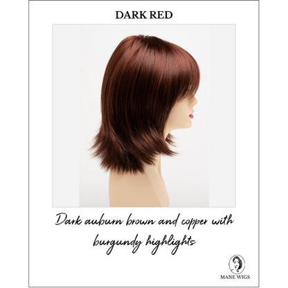 Amber by Envy in Dark Red-Dark auburn brown and copper with burgundy highlights