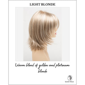 Amber by Envy in Light Blonde-Warm blend of golden and platinum blonde