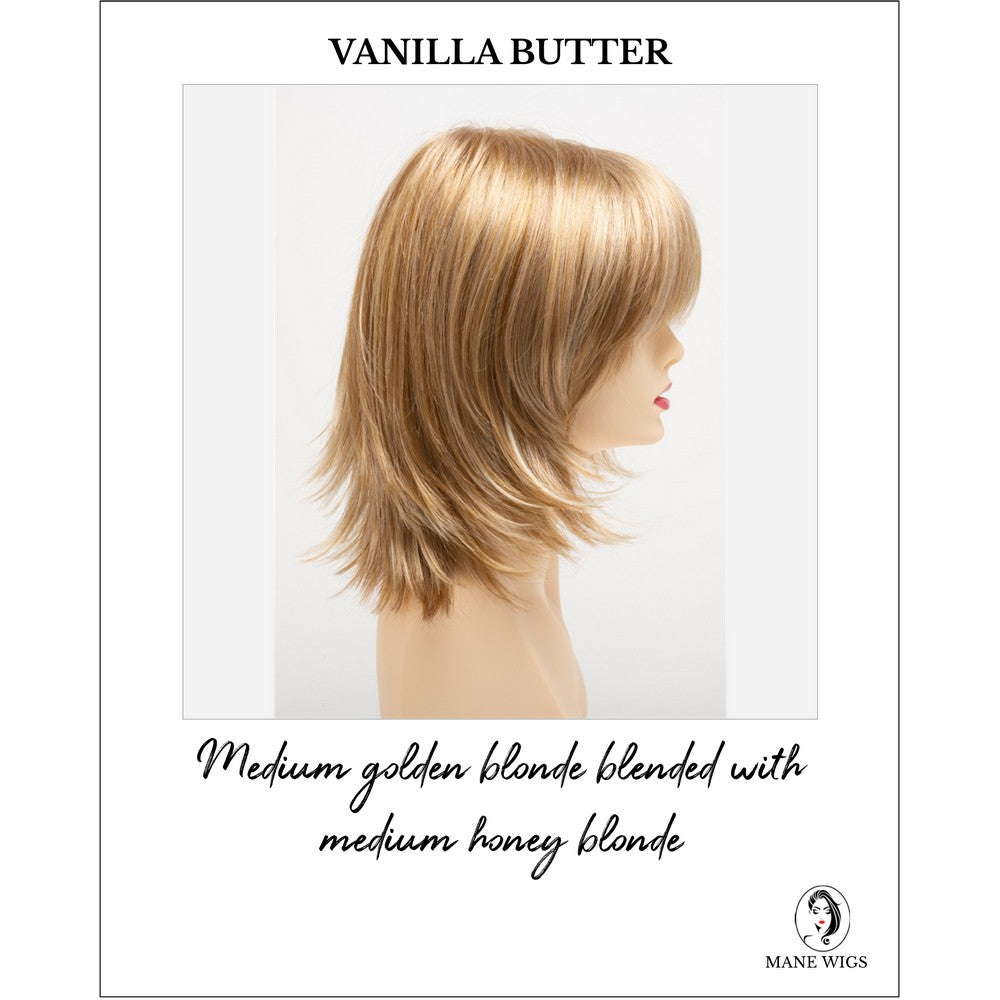 Amber by Envy in Vanilla Butter-Medium golden blonde blended with medium honey blonde