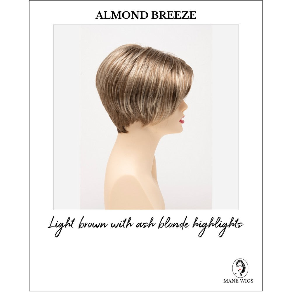 Amy by Envy in Almond Breeze-Light brown with ash blonde highlights