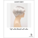 Load image into Gallery viewer, Amy by Envy in Light Grey-Soft white blended with silver
