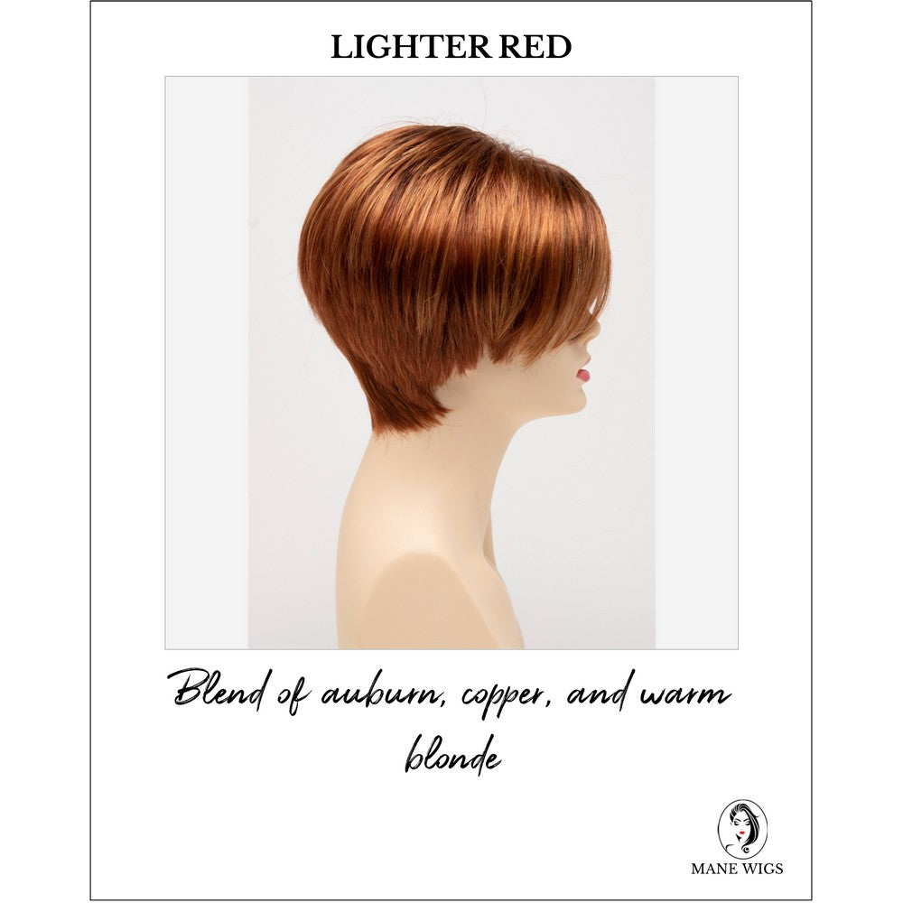 Amy by Envy in Lighter Red-Blend of auburn, copper, and warm blonde