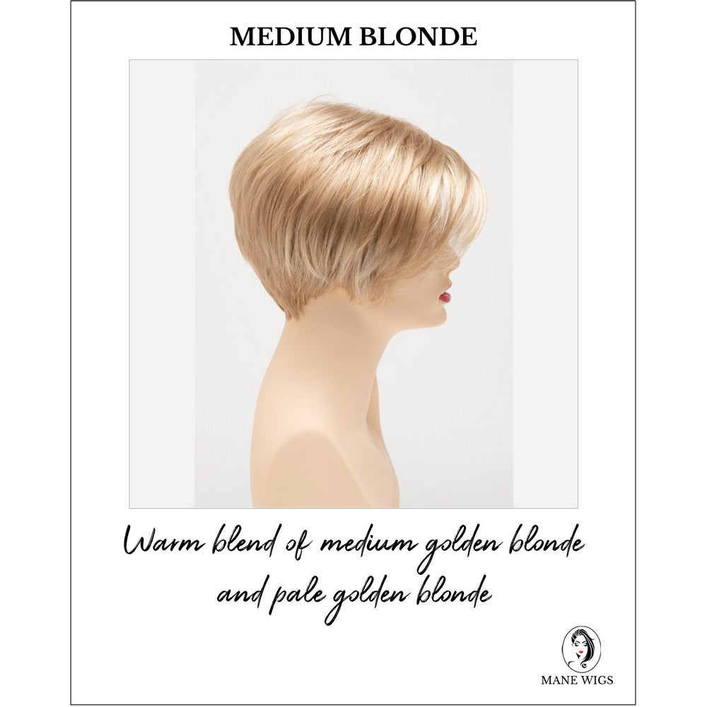 Amy by Envy in Medium Blonde-Warm blend of medium golden blonde and pale golden blonde