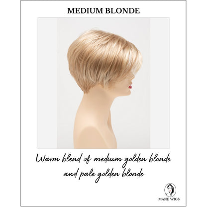 Amy by Envy in Medium Blonde-Warm blend of medium golden blonde and pale golden blonde