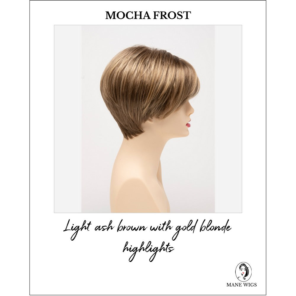 Amy by Envy in Mocha Frost-Light ash brown with gold blonde highlights
