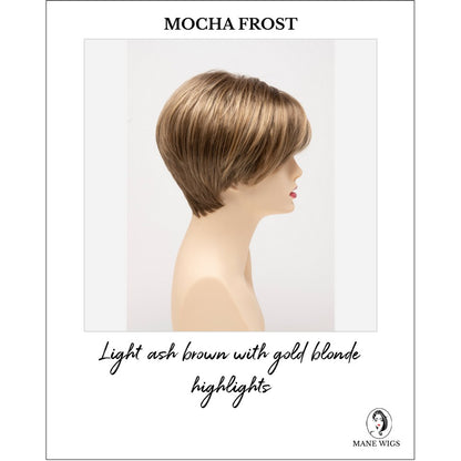 Amy by Envy in Mocha Frost-Light ash brown with gold blonde highlights