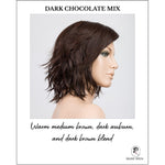 Load image into Gallery viewer, Anima in Dark Chocolate Mix-Warm medium brown, dark auburn, and dark brown blend
