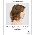 Load image into Gallery viewer, Anima in Nougat Tipped-Medium light ash brown with lighter tipped ends
