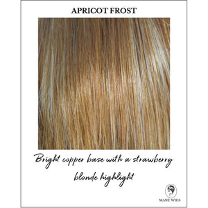 Apricot Frost-Bright copper base with a strawberry blonde highlight