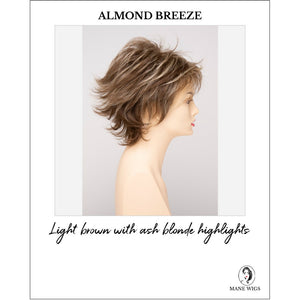 Aria By Envy in Almond Breeze-Light brown with ash blonde highlights