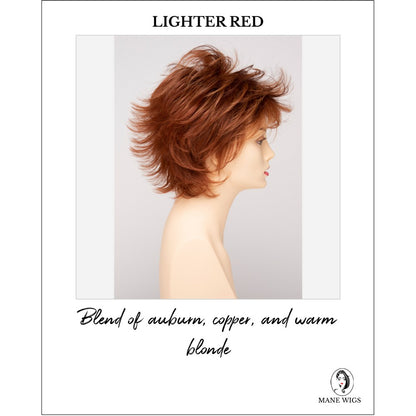 Aria By Envy in Lighter Red-Blend of auburn, copper, and warm blonde