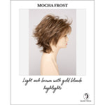 Load image into Gallery viewer, Aria By Envy in Mocha Frost-Light ash brown with gold blonde highlights
