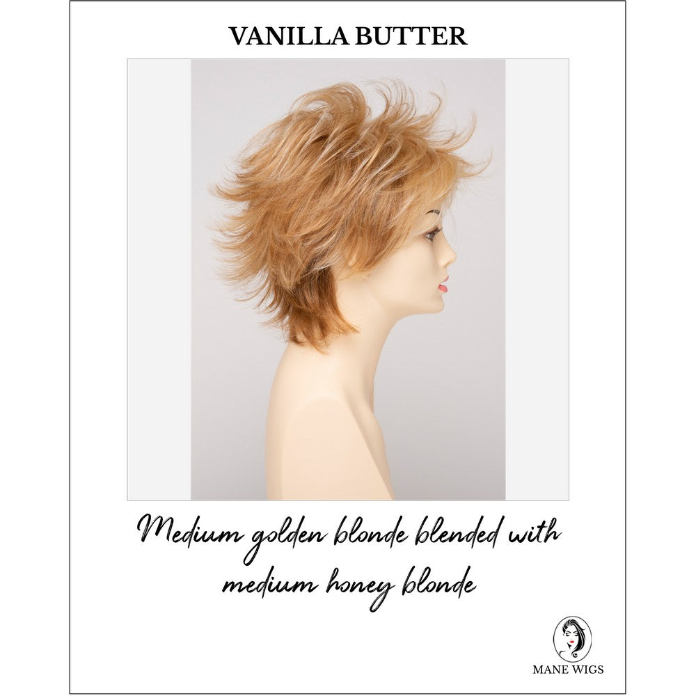 Aria By Envy in Vanilla Butter-Medium golden blonde blended with medium honey blonde