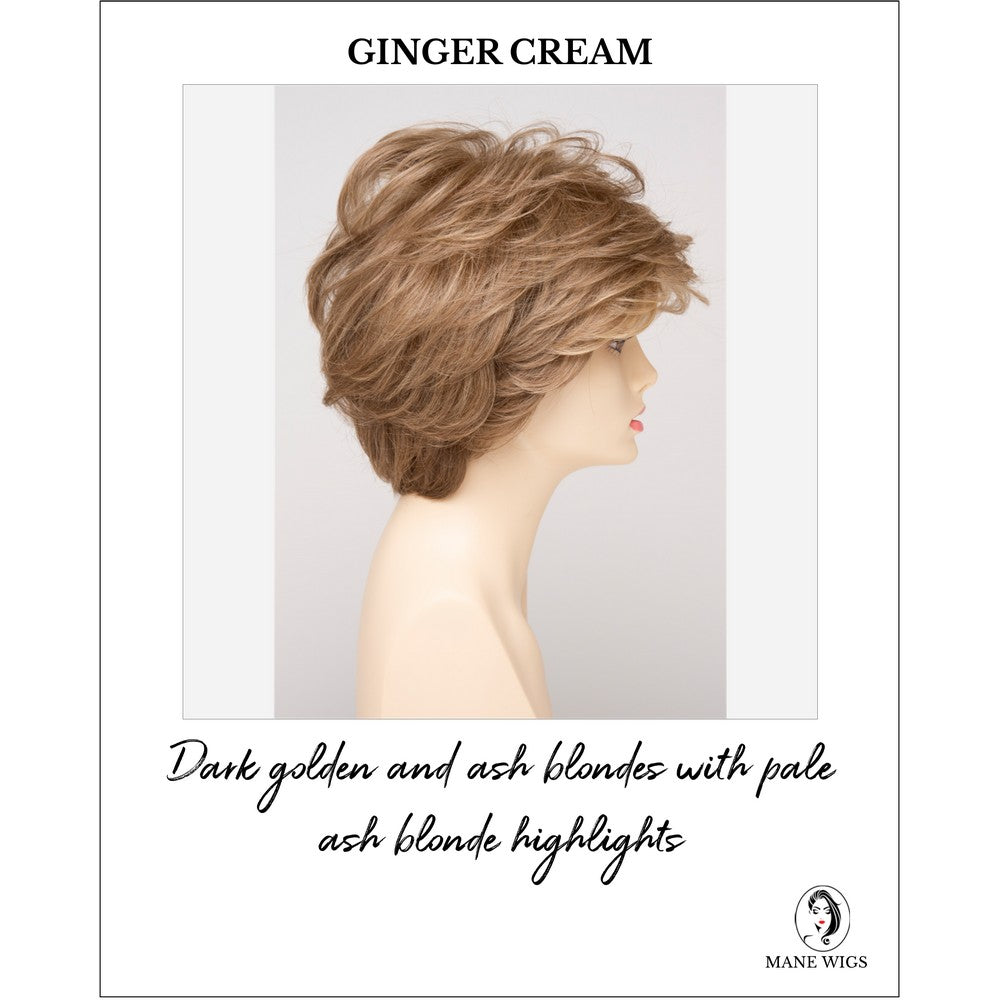 Aubrey By Envy in Ginger Cream-Dark golden and ash blondes with pale ash blonde highlights
