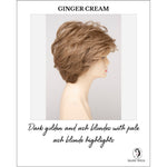 Load image into Gallery viewer, Aubrey By Envy in Ginger Cream-Dark golden and ash blondes with pale ash blonde highlights
