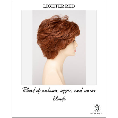 Aubrey By Envy in Lighter Red-Blend of auburn, copper, and warm blonde