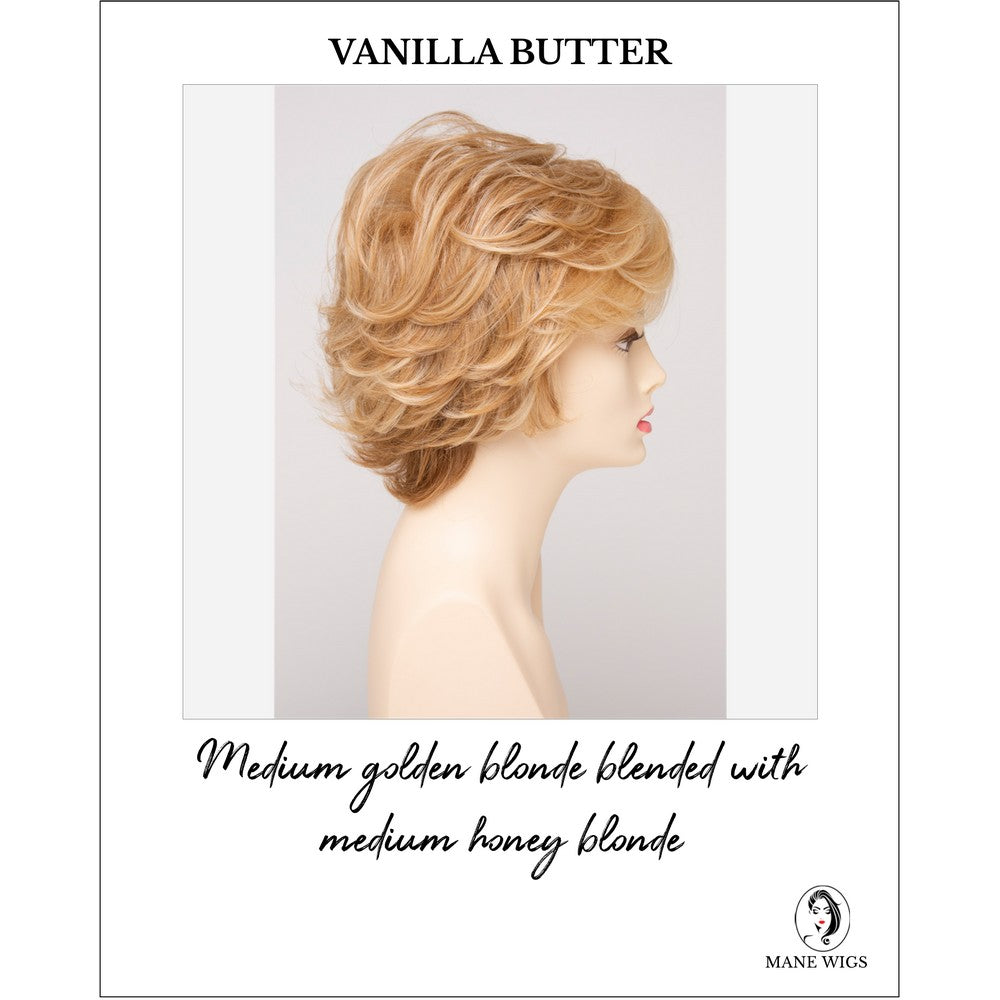 Aubrey By Envy in Vanilla Butter-Medium golden blonde blended with medium honey blonde