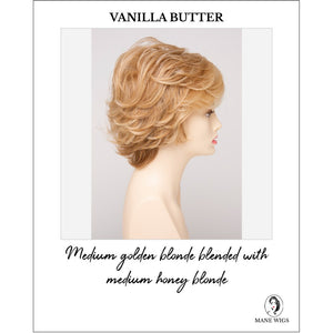 Aubrey By Envy in Vanilla Butter-Medium golden blonde blended with medium honey blonde