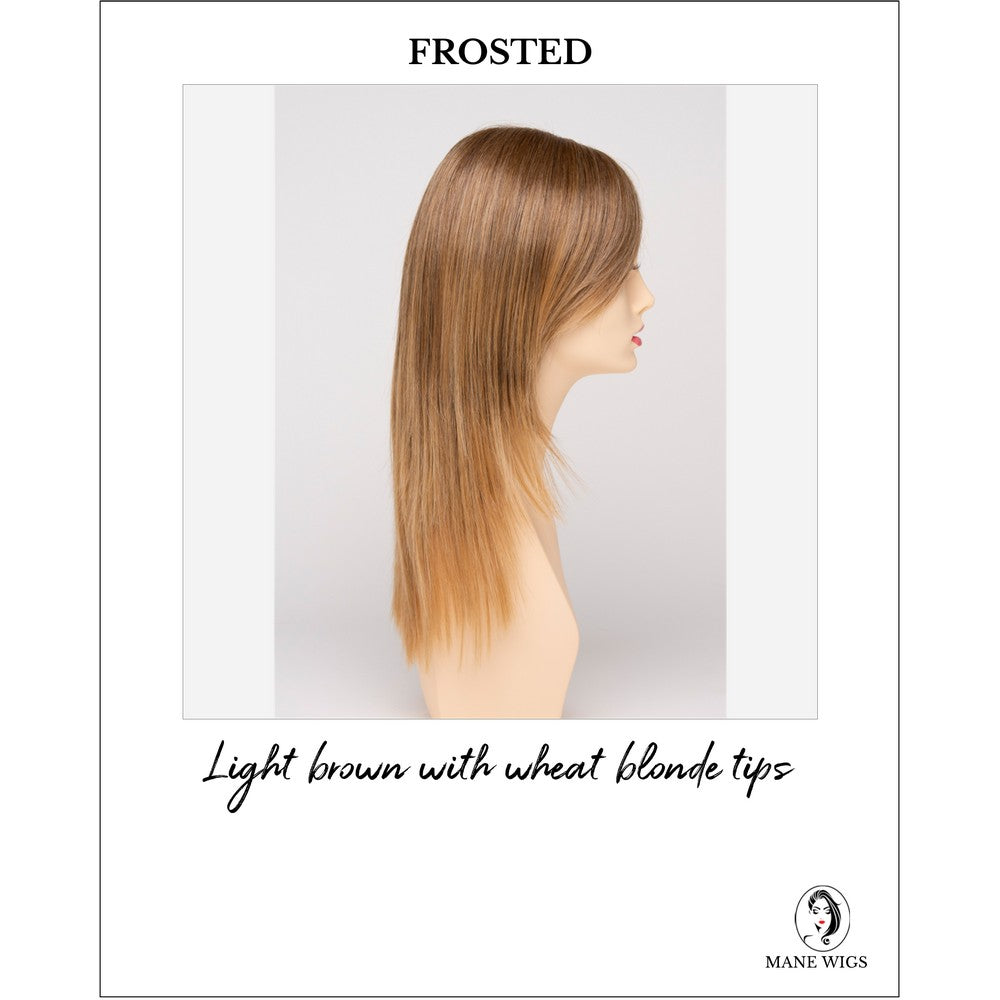 Ava By Envy in Frosted-Light brown with wheat blonde tips