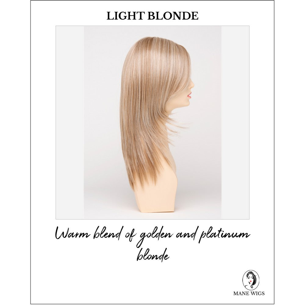 Ava By Envy in Light Blonde-Warm blend of golden and platinum blonde