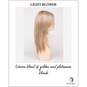 Ava By Envy in Light Blonde-Warm blend of golden and platinum blonde