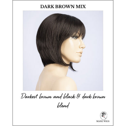 Ava Mono by Ellen Wille in Dark Brown Mix-Darkest brown and black & dark brown blend