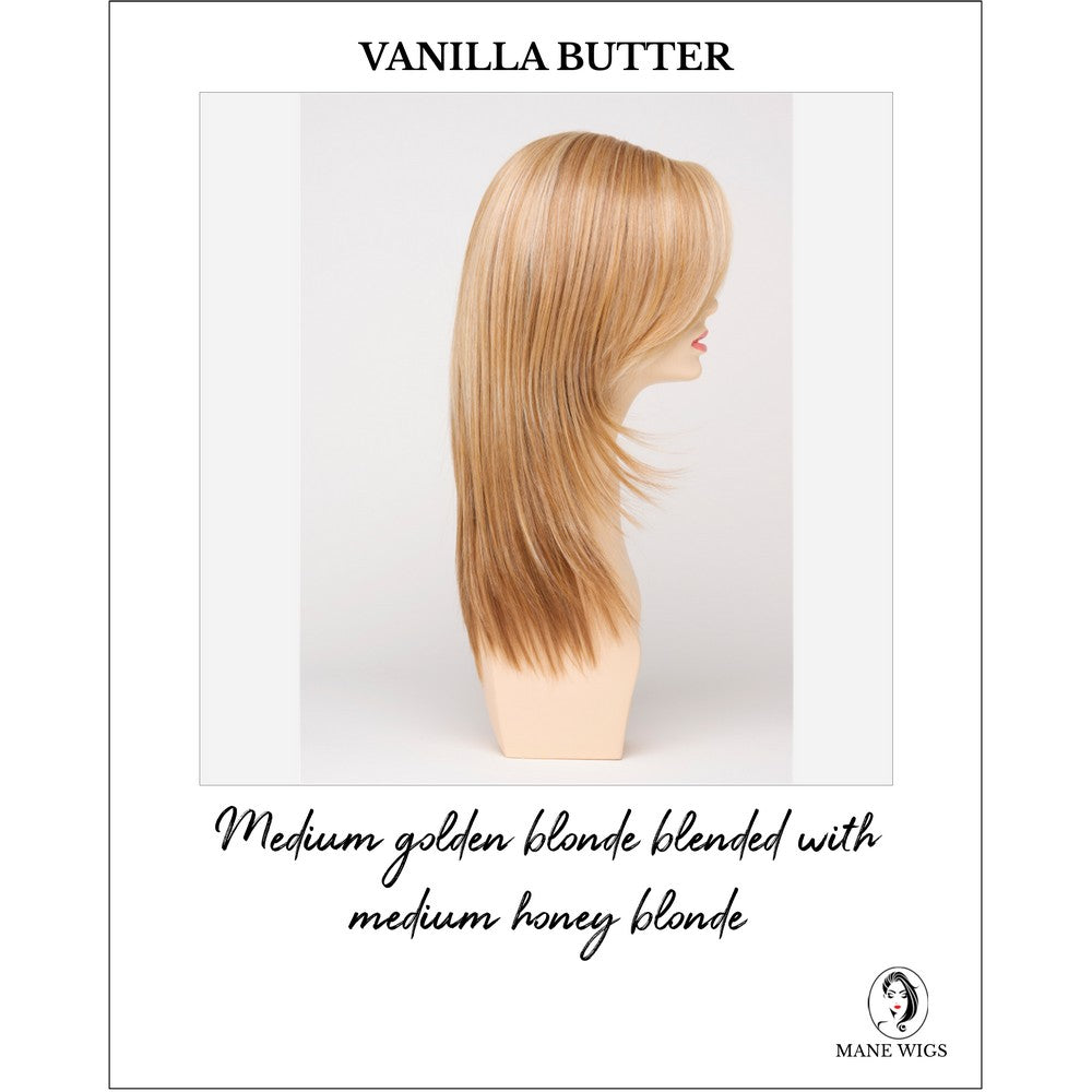 Ava By Envy in Vanilla Butter-Medium golden blonde blended with medium honey blonde