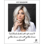 Load image into Gallery viewer, ICY SHADOW-Iced blonde dusted with soft sand &amp; golden brown roots with golden brown underneath

