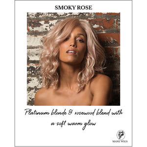 SMOKY ROSE-Platinum blonde & rosewood blend with a soft warm glow
