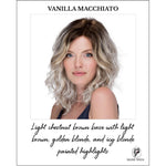 Load image into Gallery viewer, VANILLA MACCHIATO-Light chestnut brown base with light brown, golden blonde, and icy blonde painted highlights
